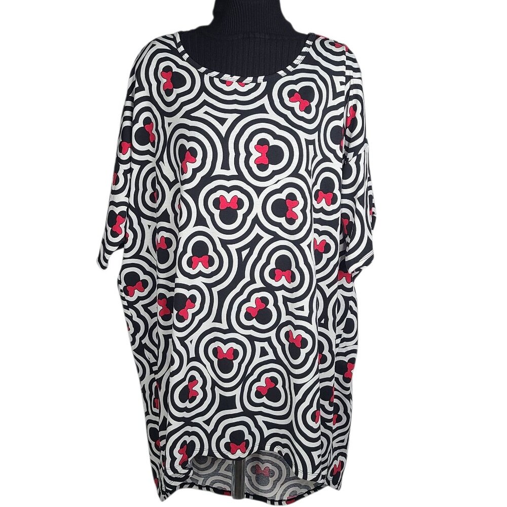 LuLaRoe Minnie Mouse Irma XL Top